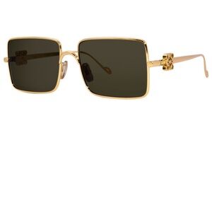 Loewe Gold Square Sunglasses